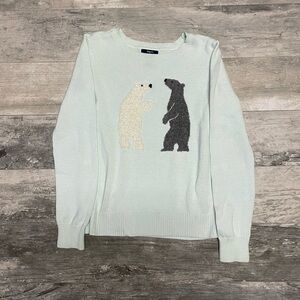 GapKids Light Blue Polar Bear Sweater